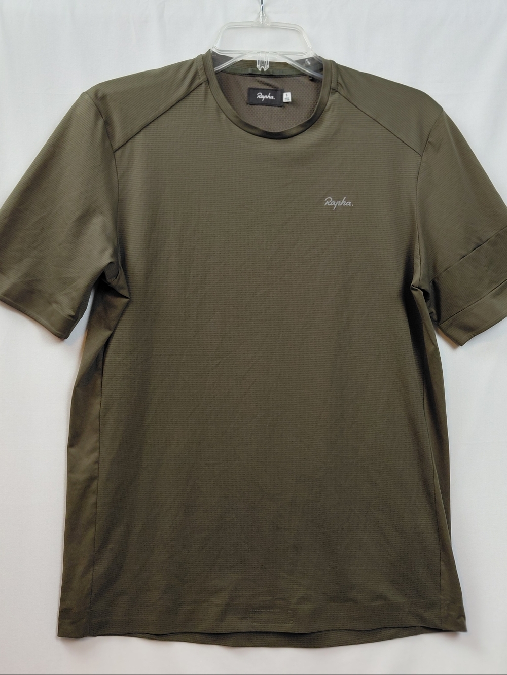 Rapha Technical T Shirt Men's Size Small Olive Green Cycling Biking Active